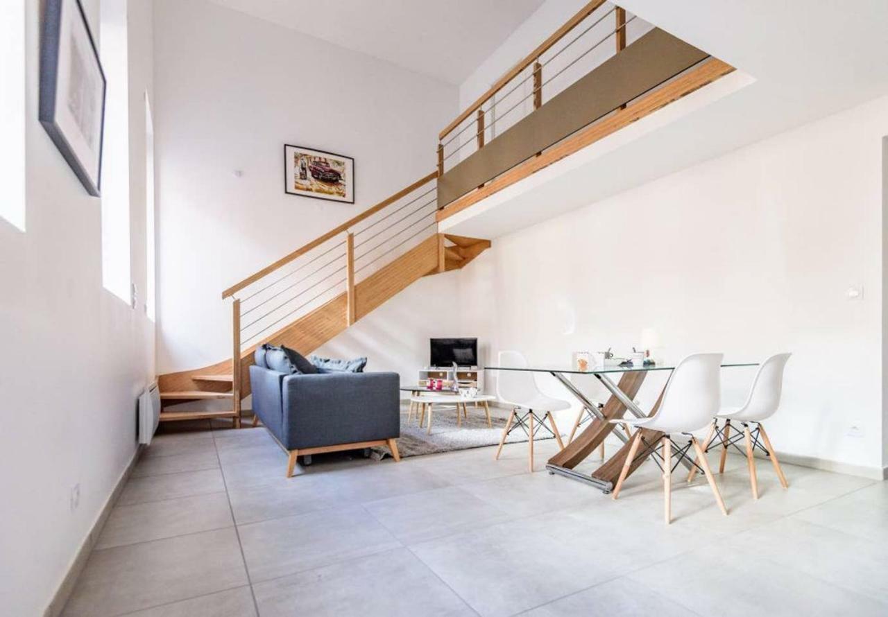 002 - Appartement Duplex Moderne - Jeanne D Arc, Toulouse Exteriör bild